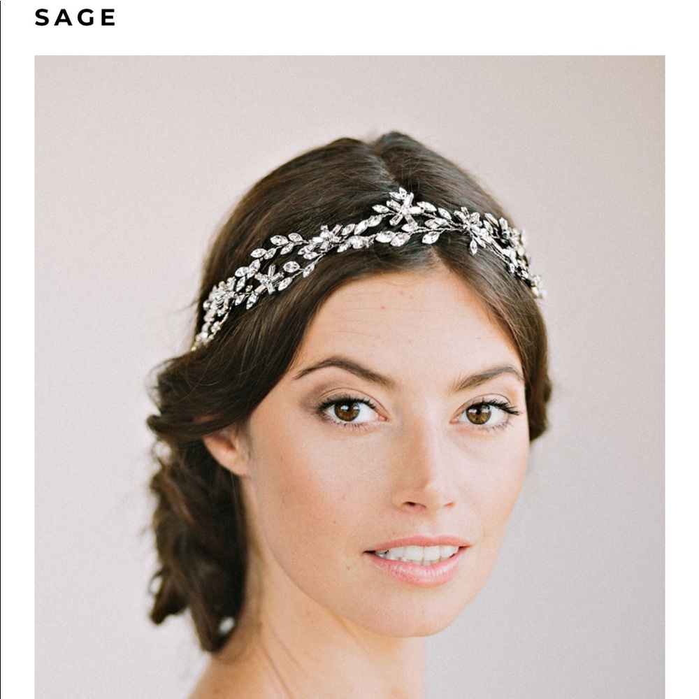 Untamed Petals “Sage” Headpiece - Bridal